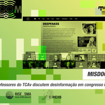 Professores do TCAv discutem desinformação em congresso internacional